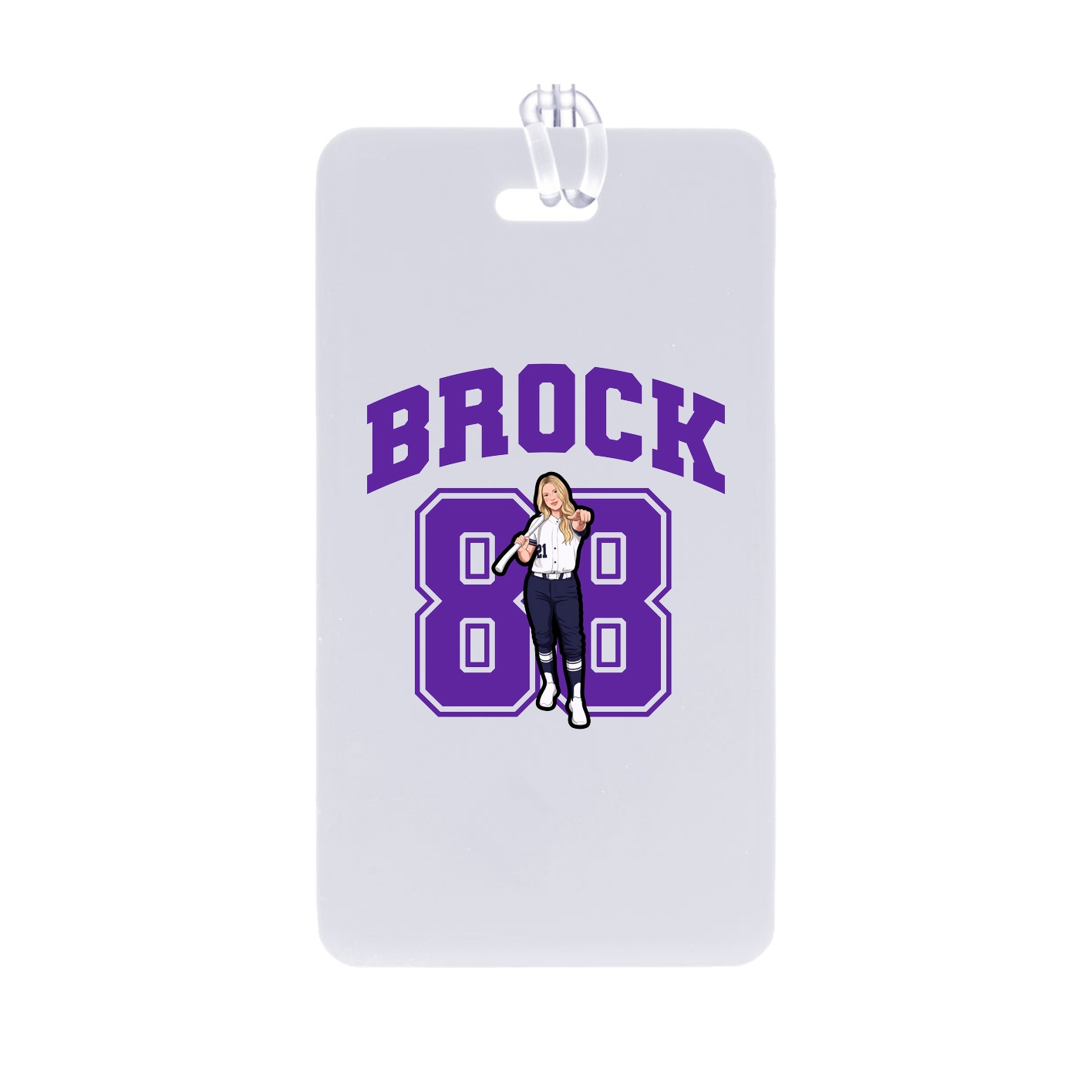 Bag Tag — Number in Classic