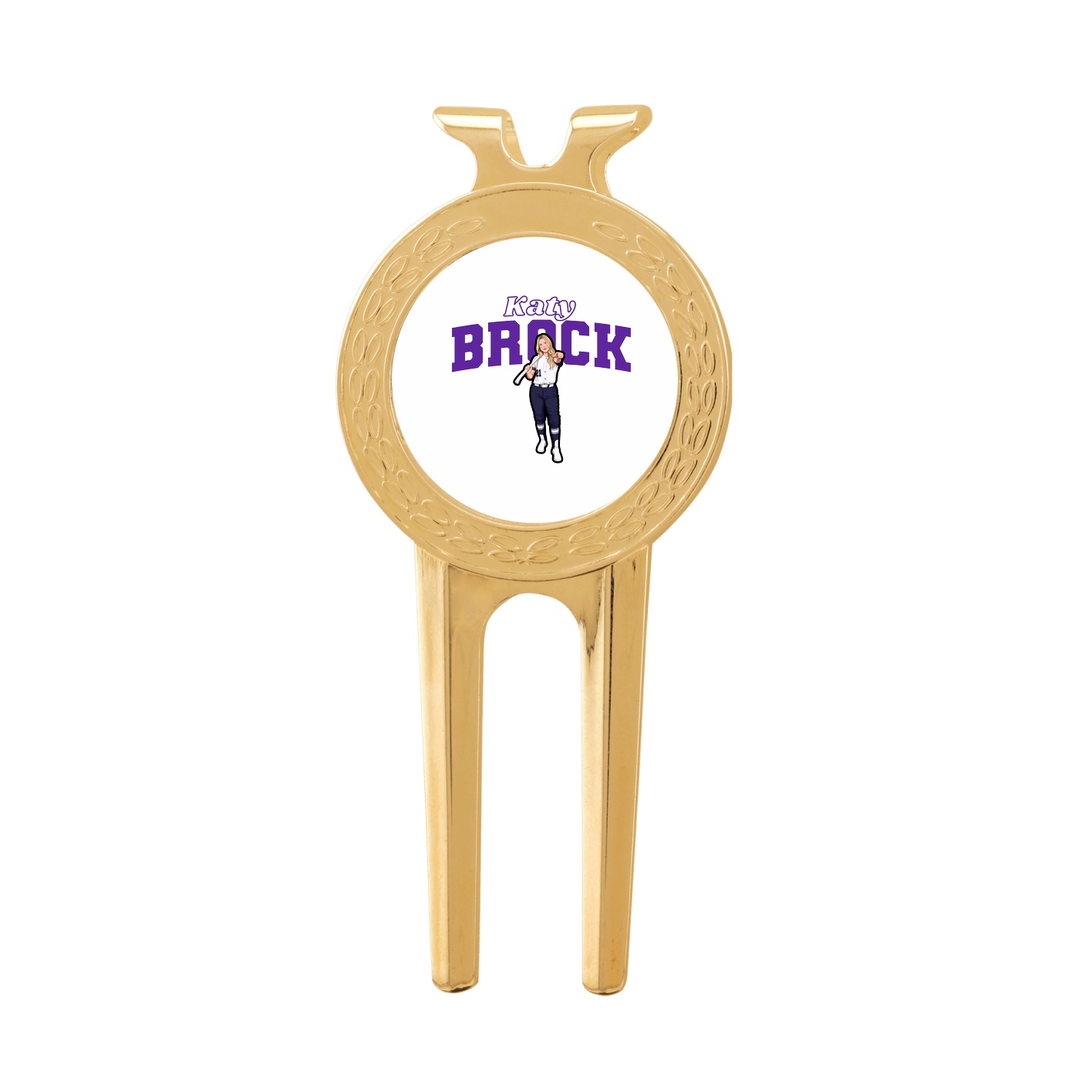Divot Tool with Ball Marker — Name Arch in Classic