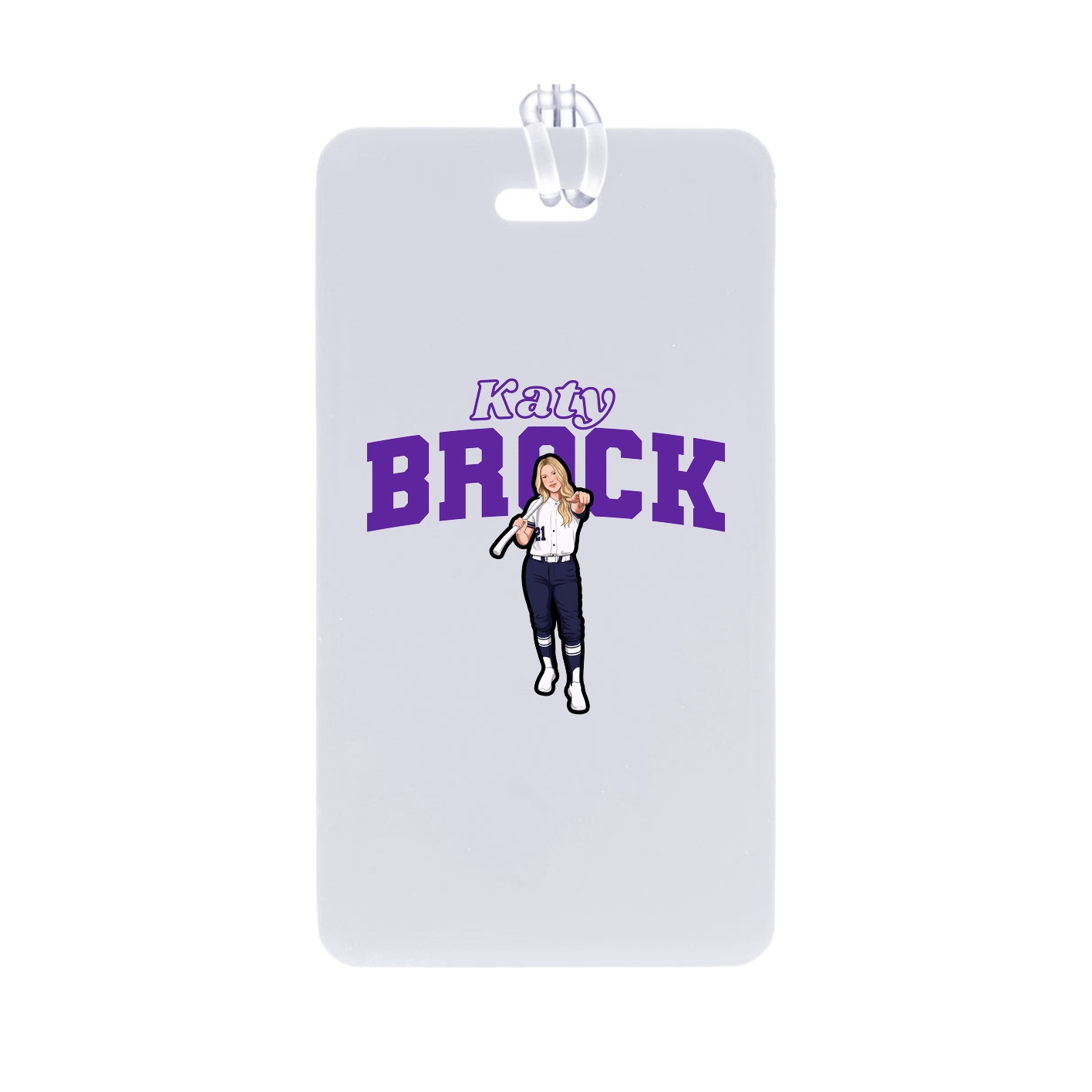 Bag Tag — Name Arch in Classic