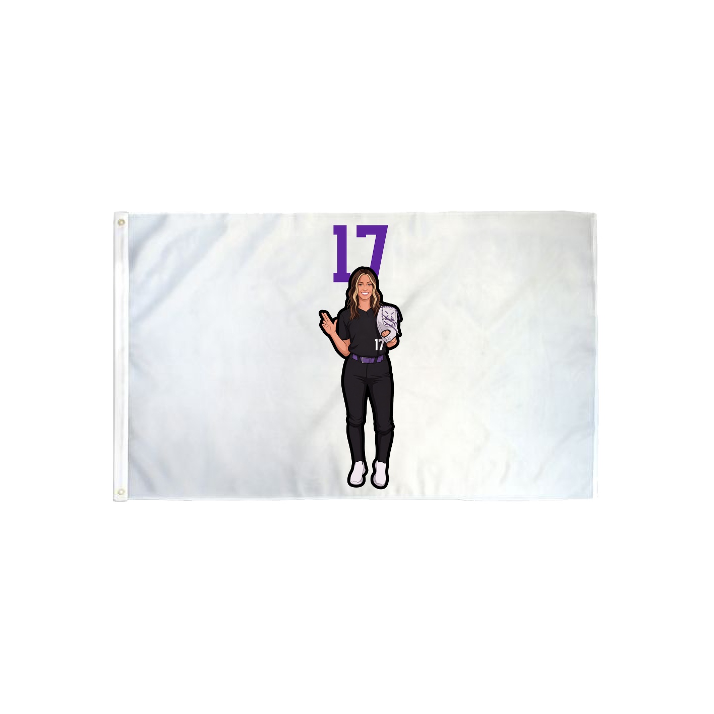3x5 Flag — Number Top in Classic