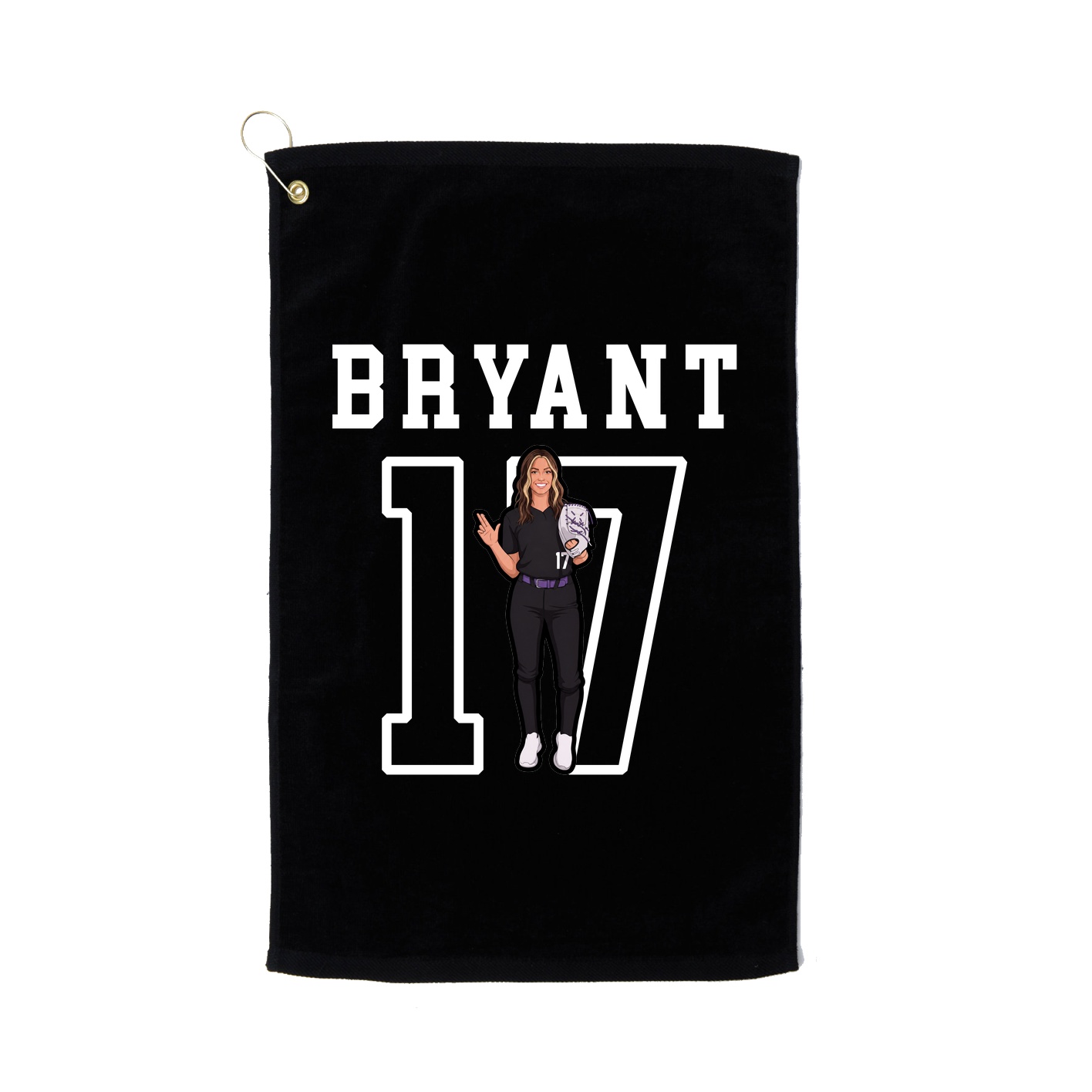 Golf Towel — Shirsey in Black