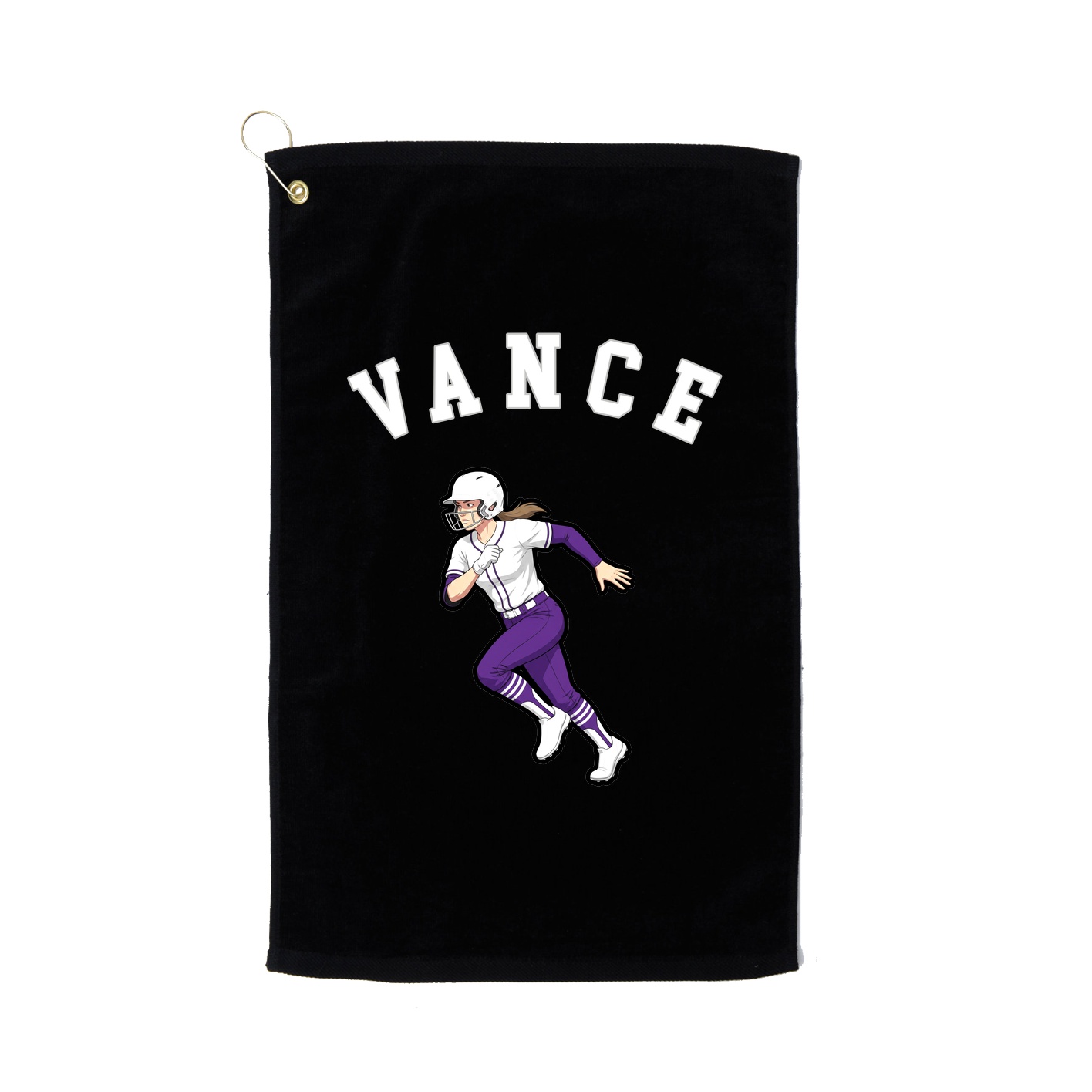 Golf Towel — Shirsey Arch in Black