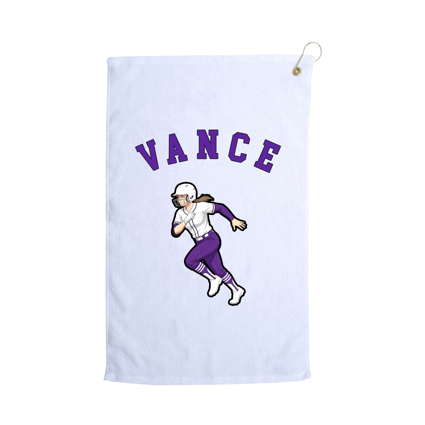 Golf Towel — Shirsey Arch in White