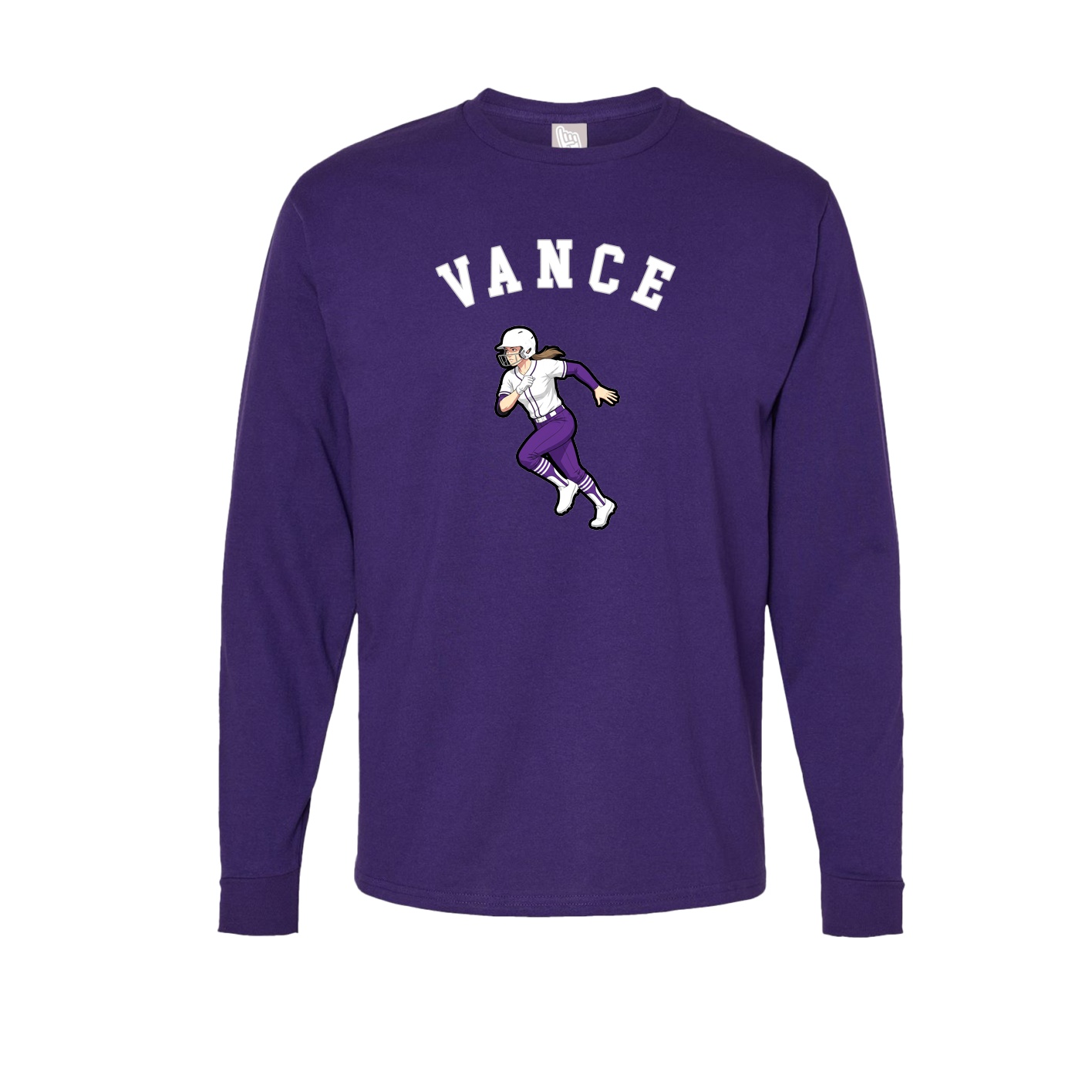 Long Sleeve Tee — Shirsey Arch in Purple