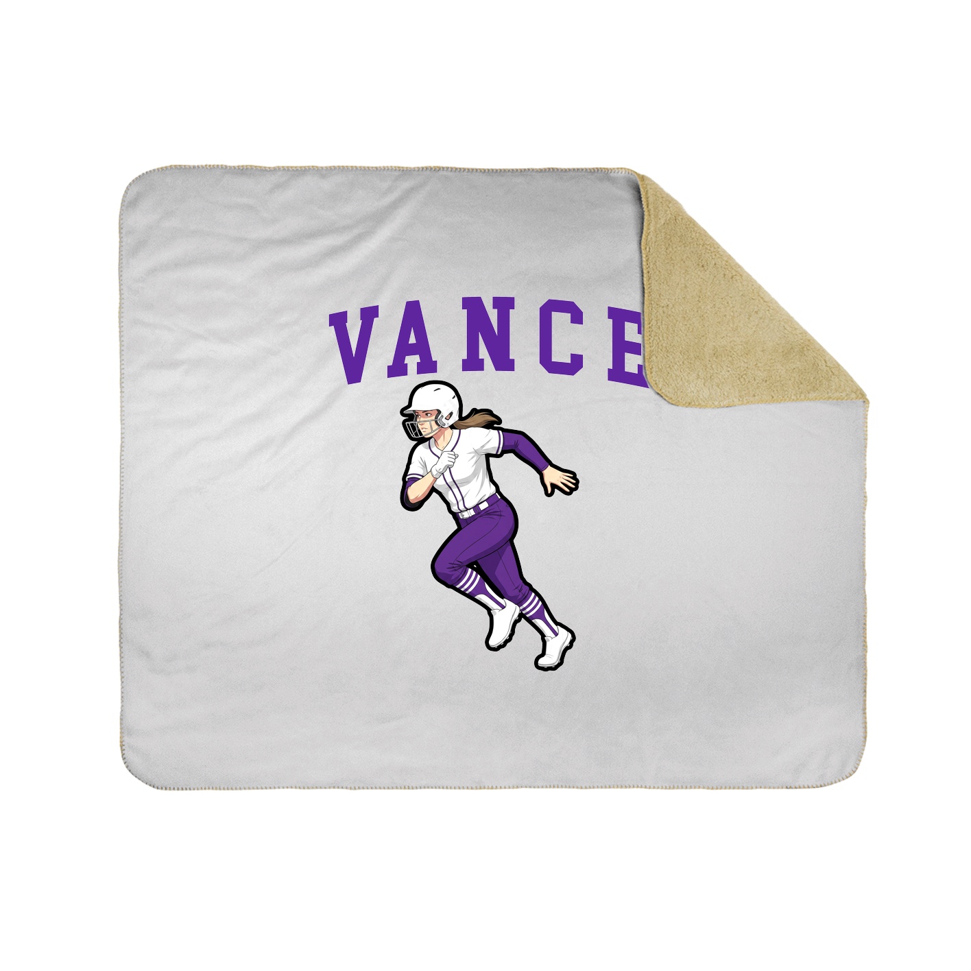 Throw Blanket — Shirsey in White