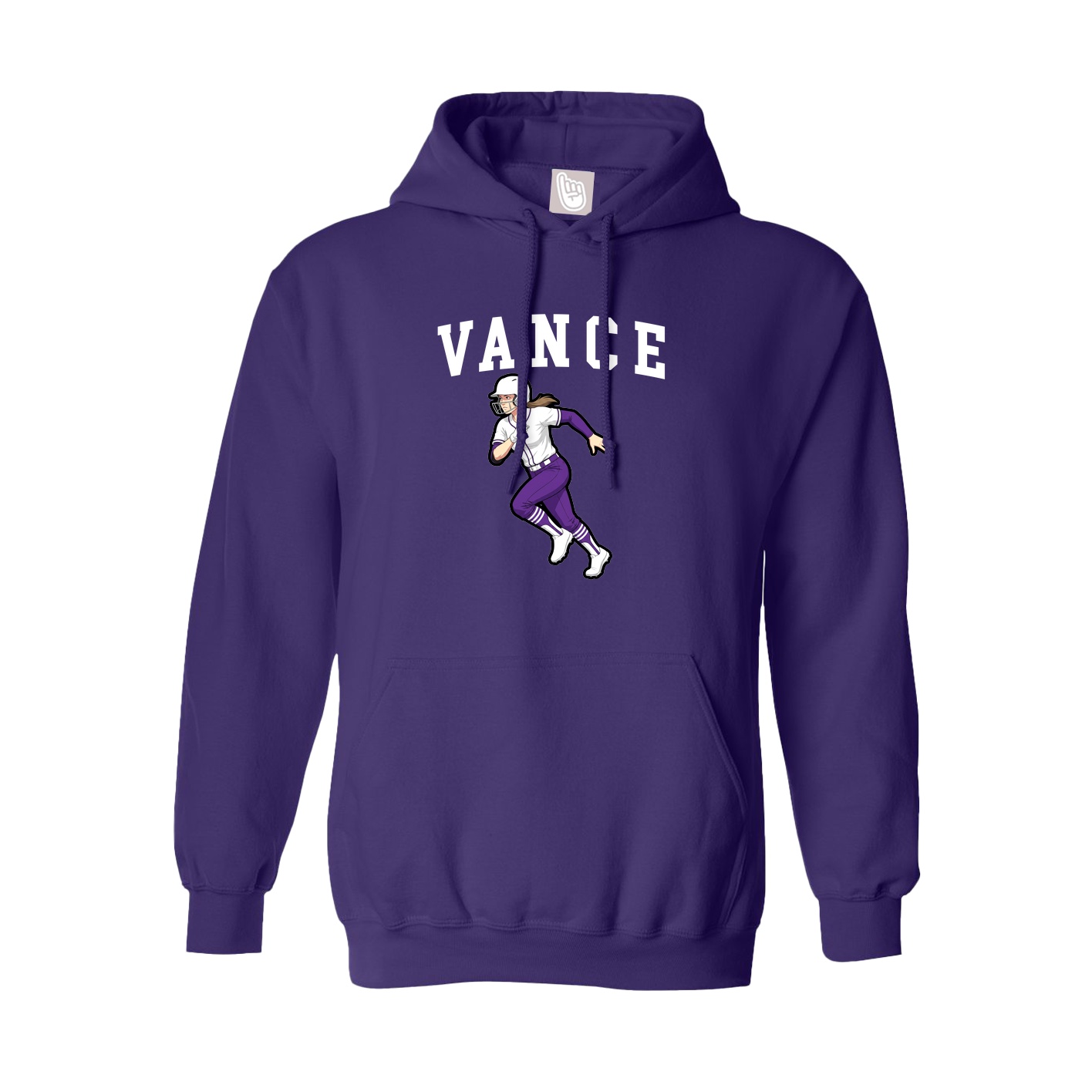 Hoodie — Shirsey in Purple