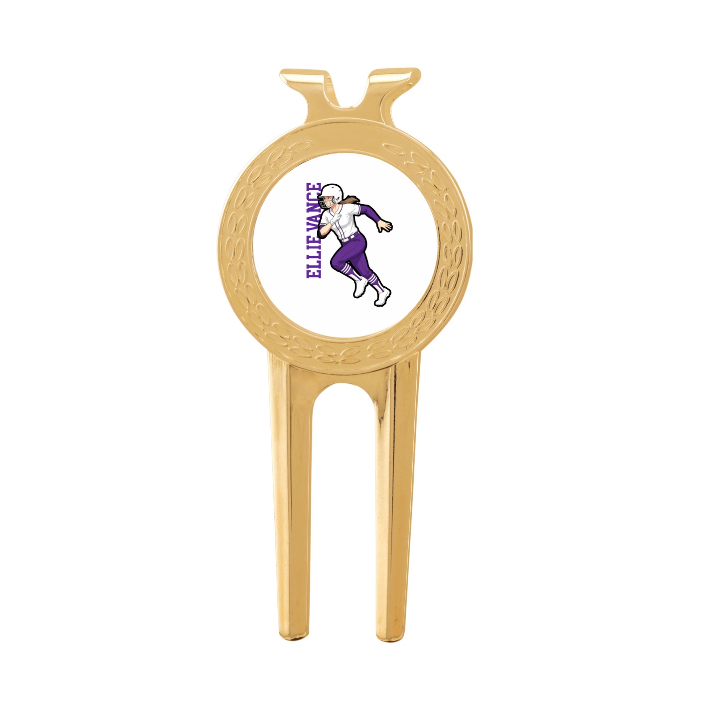 Divot Tool with Ball Marker — Name Vertical in Classic