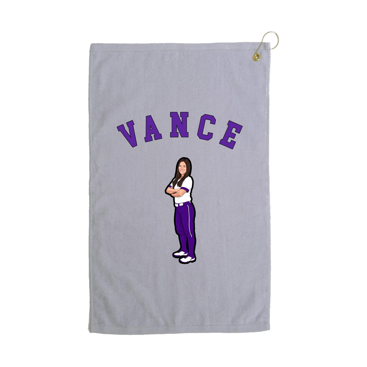 Golf Towel — Shirsey Arch in Grey