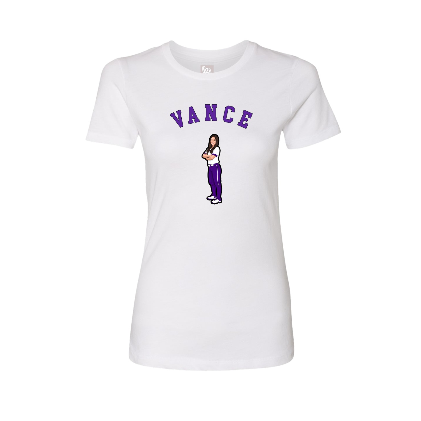 Womens Tee — Shirsey Arch in White