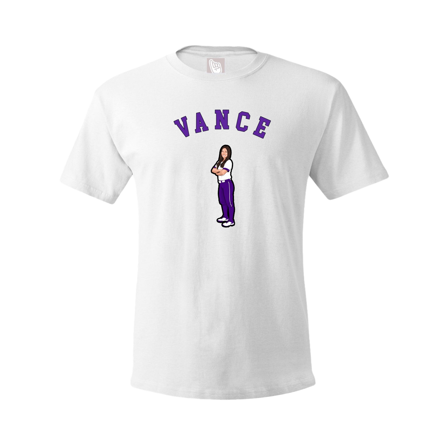 Youth Tee — Shirsey Arch in White