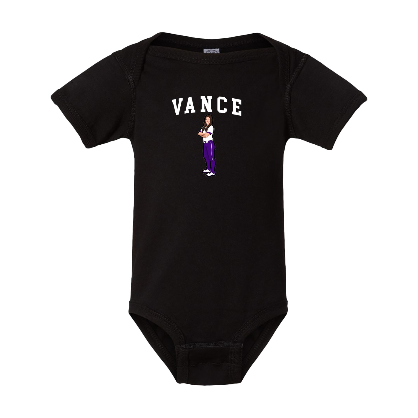 Baby Onesie — Shirsey in Black