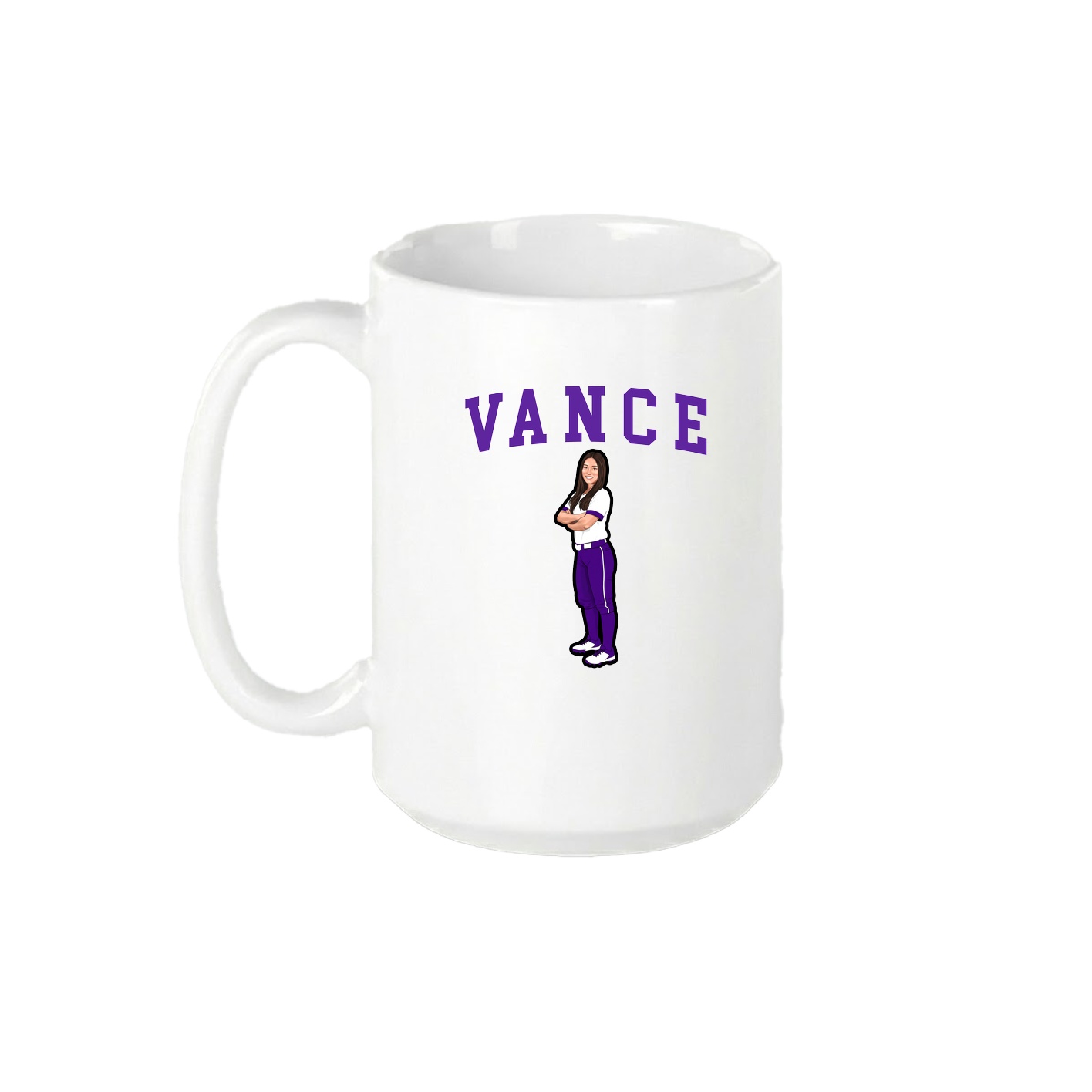 15oz Coffee Mug — Shirsey in White