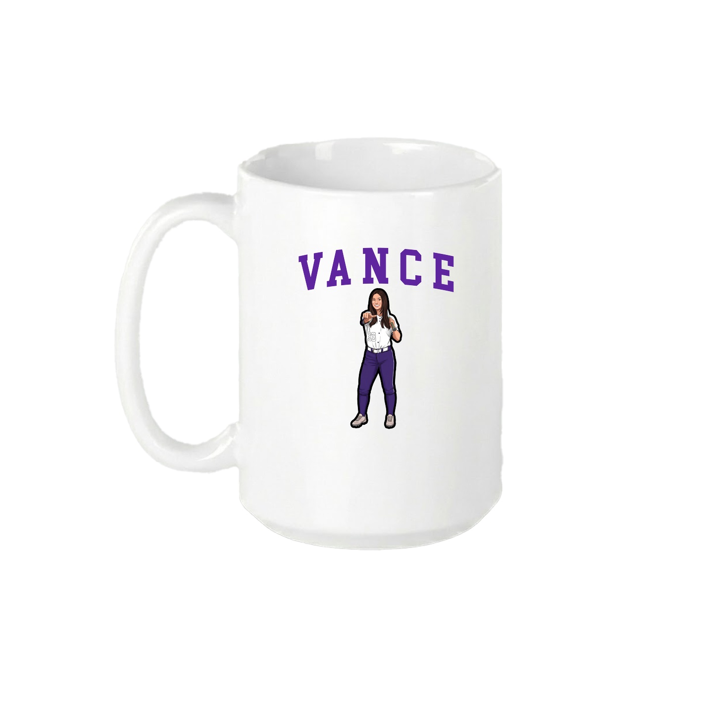 15oz Coffee Mug — Shirsey in White