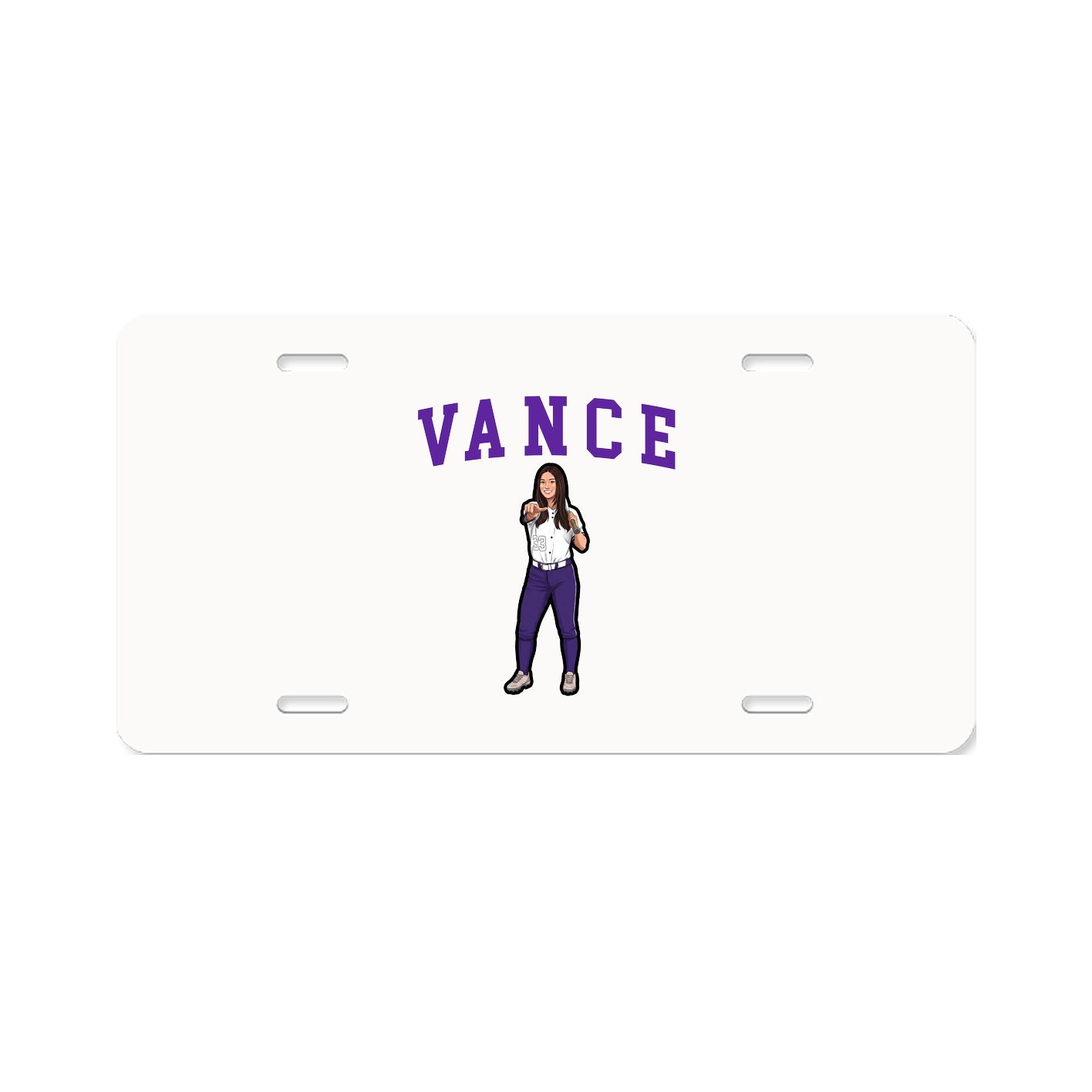 License Plate — Shirsey in Classic