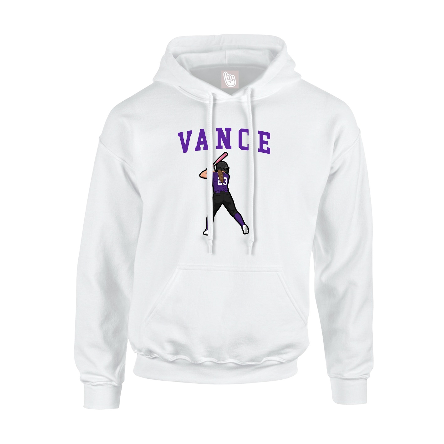Hoodie — Shirsey in White