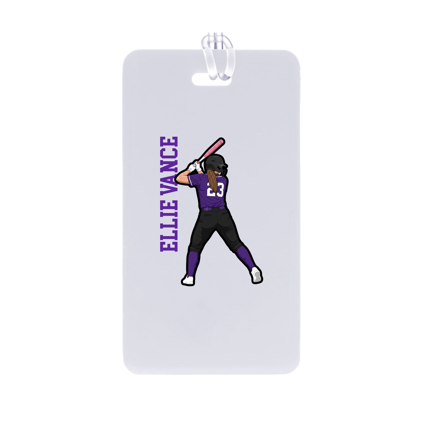 Bag Tag — Name Vertical in Classic