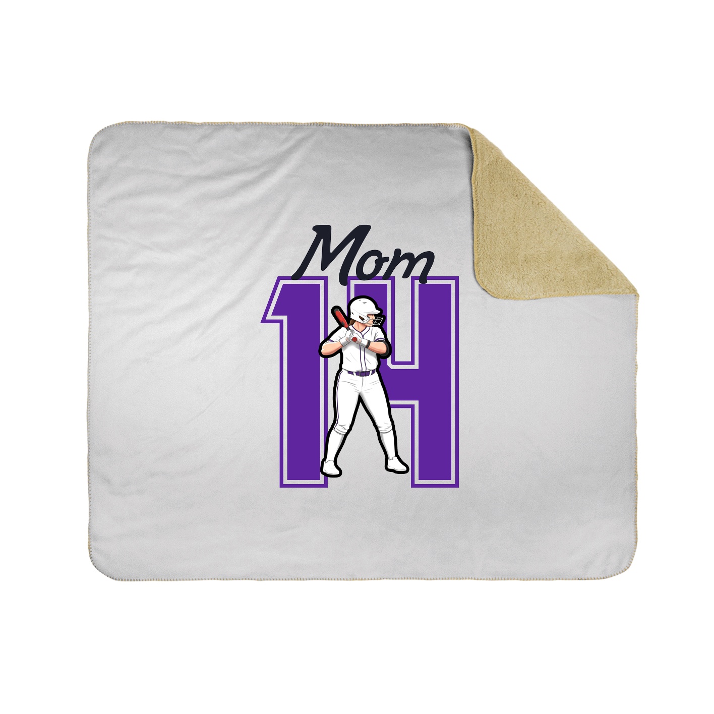 Throw Blanket — Mothers Day Shirsey in White