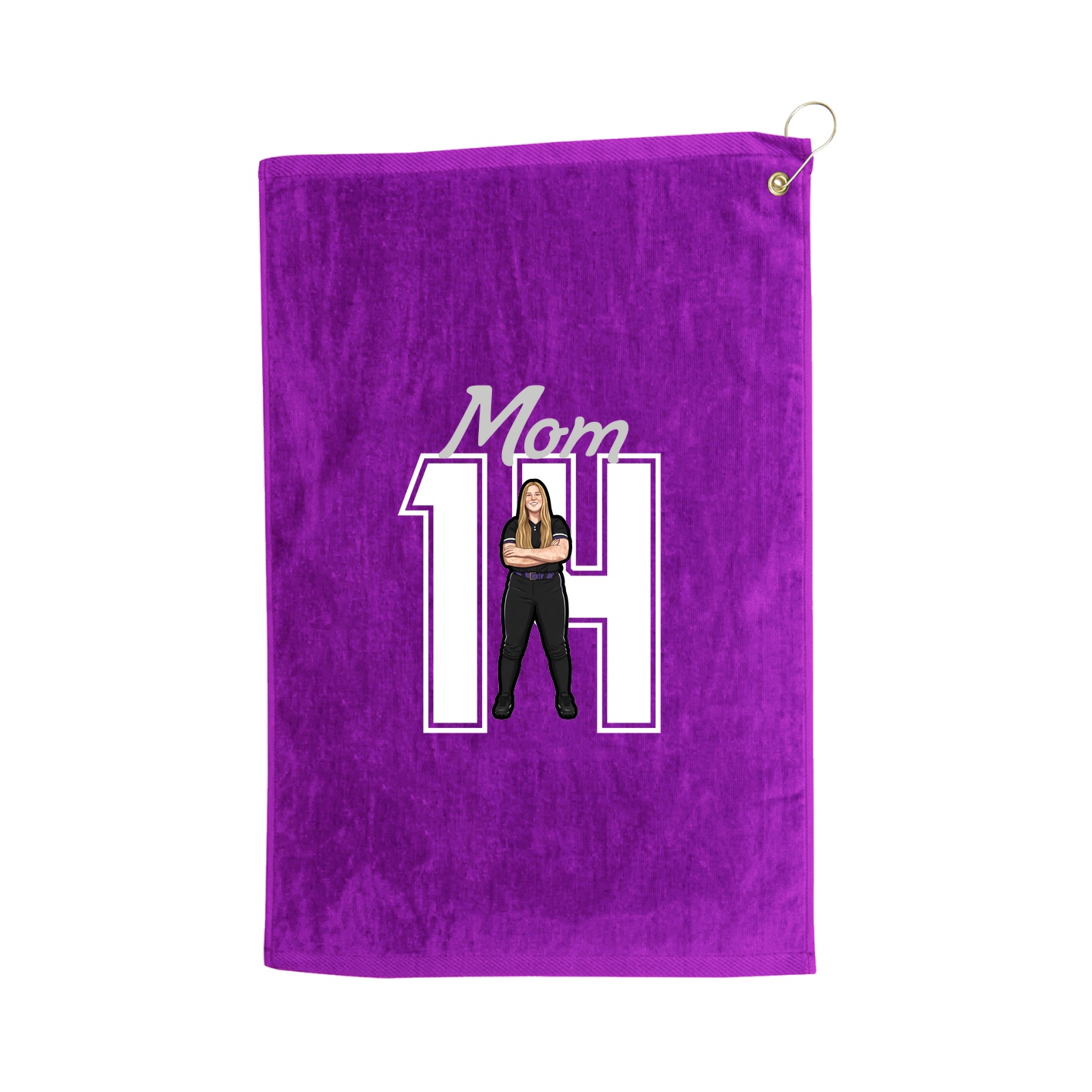 Golf Towel — Mothers Day Shirsey in Purple