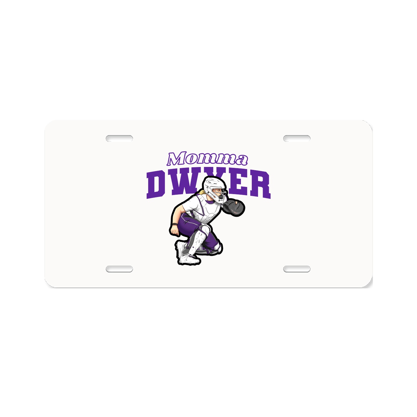 License Plate — Mothers Day Block in Classic