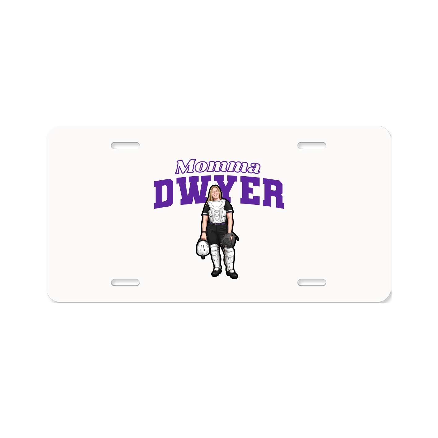 License Plate — Mothers Day Block in Classic
