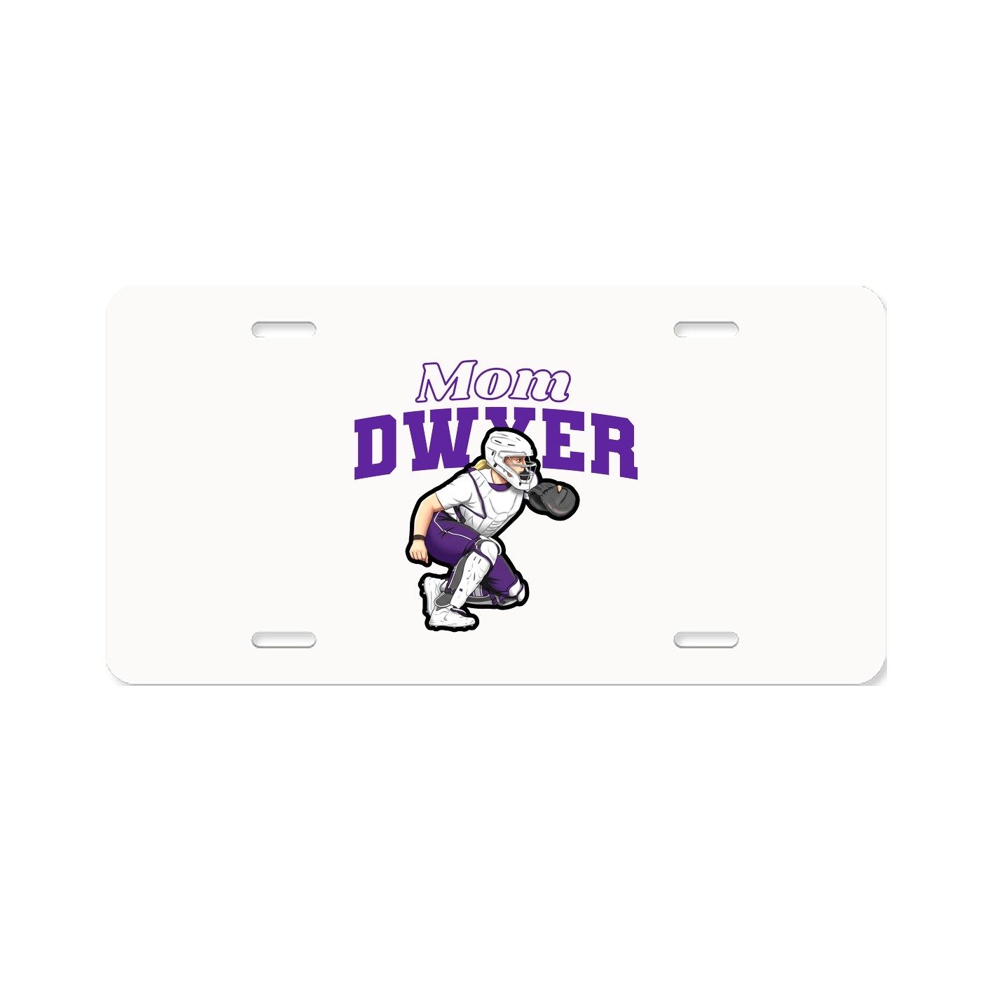 License Plate — Mothers Day Block in Classic
