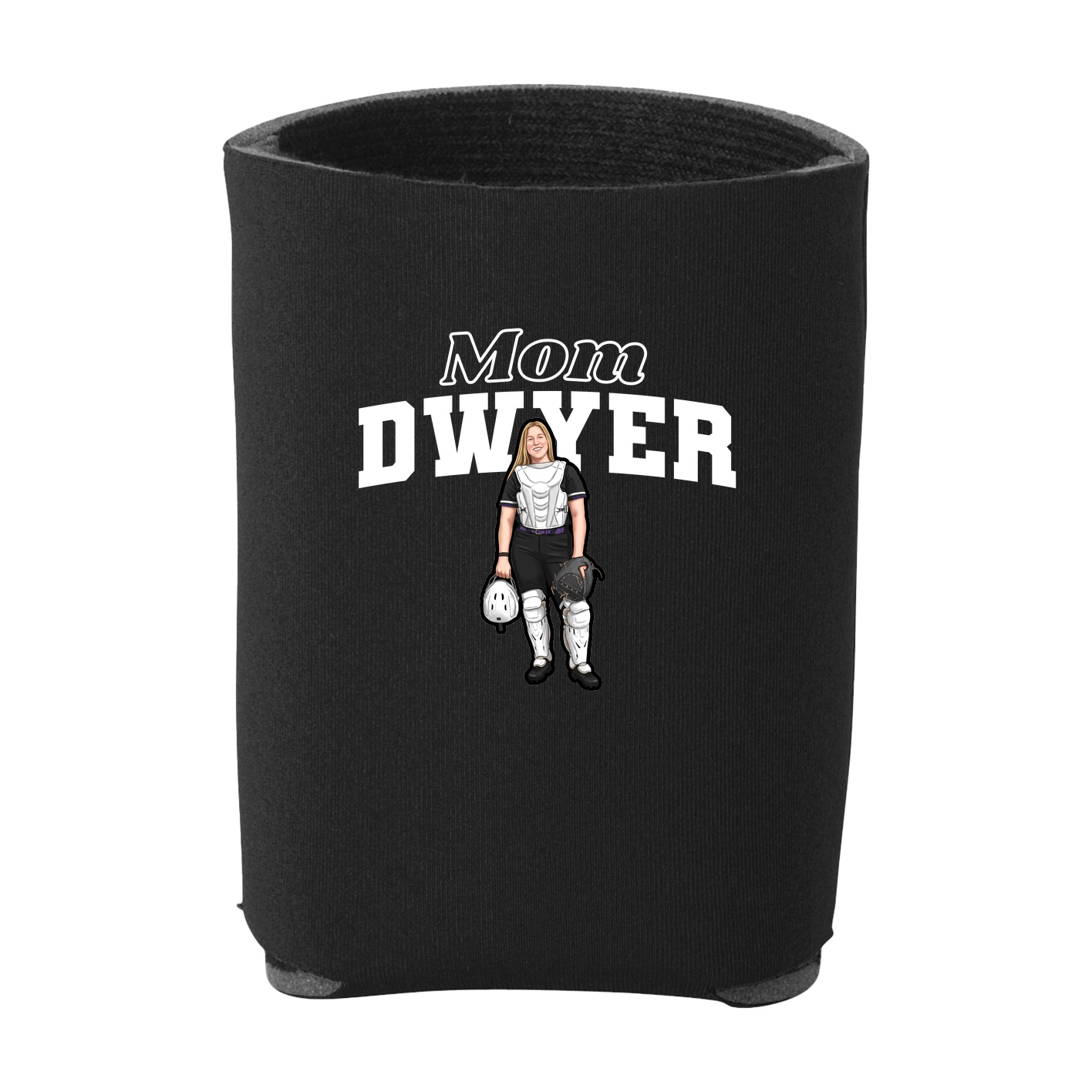 Can Holder — Mothers Day Block in Black