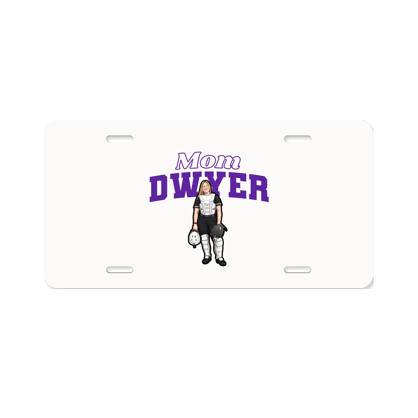 License Plate — Mothers Day Block in Classic