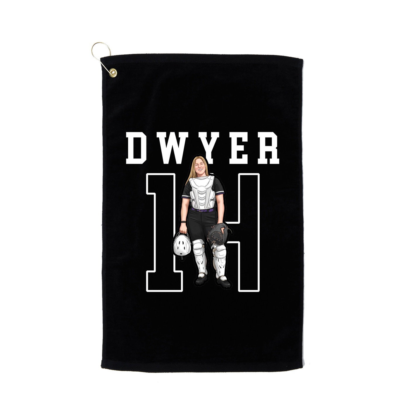 Golf Towel — Shirsey in Black
