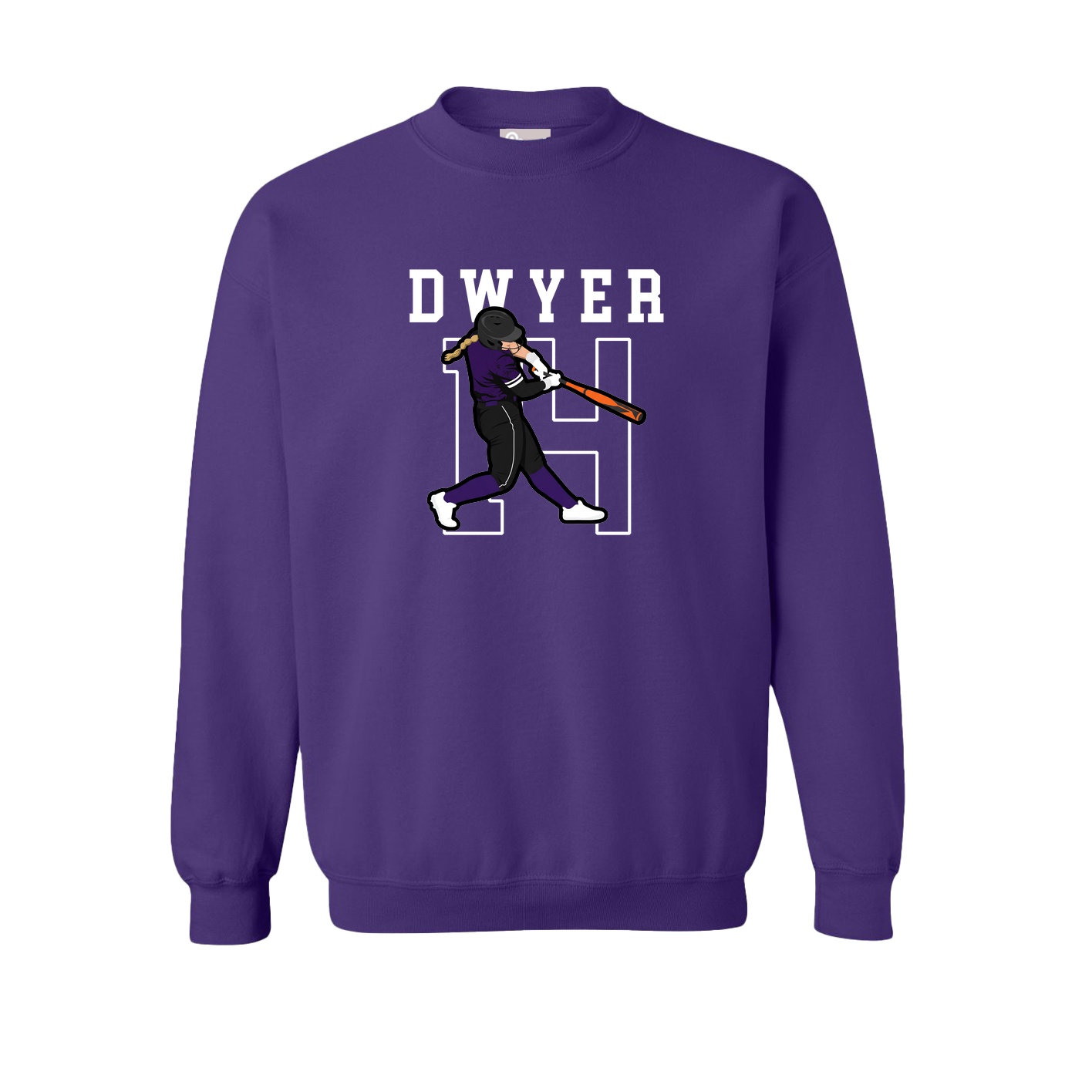 Fleece Crew — Shirsey in Purple