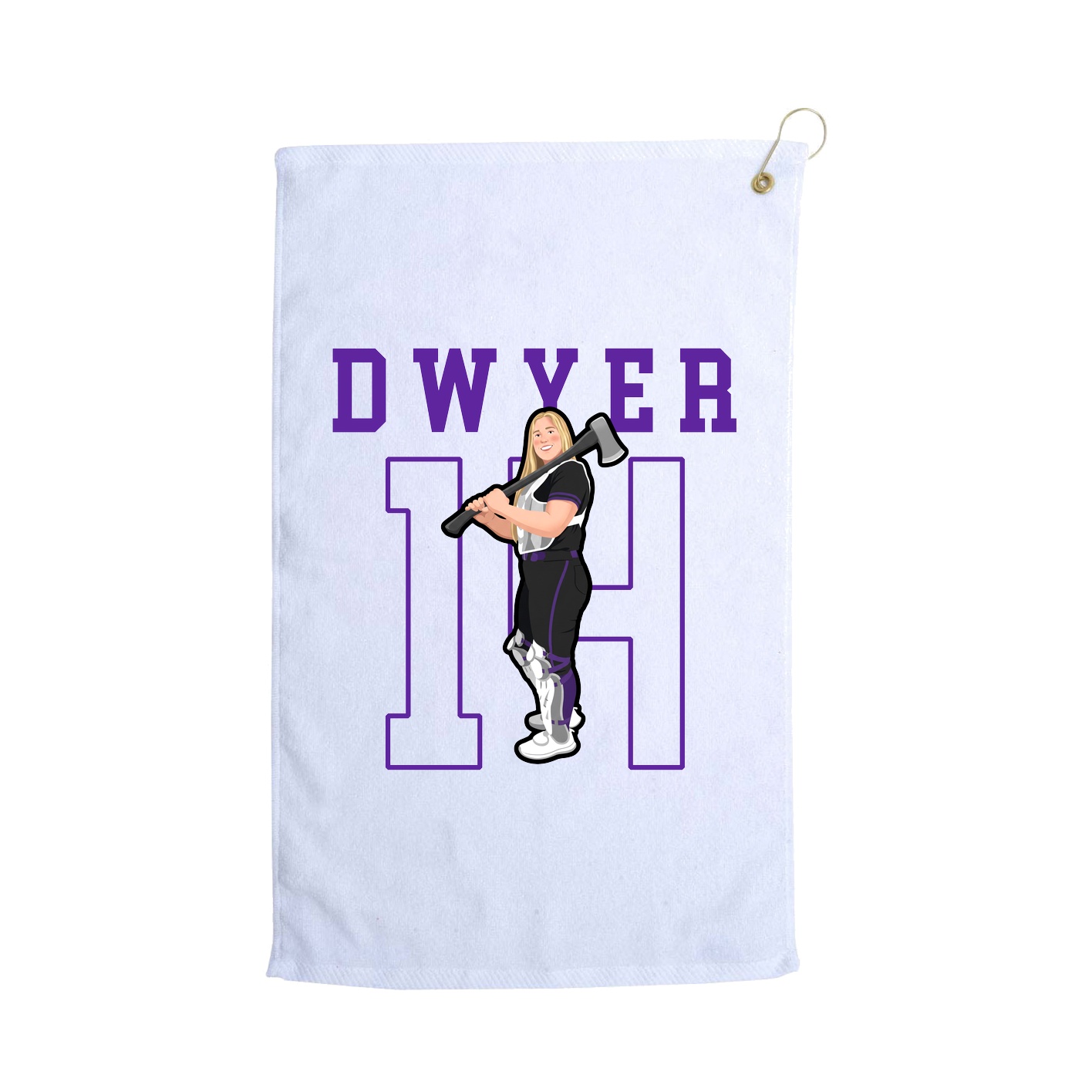 Golf Towel — Shirsey in White