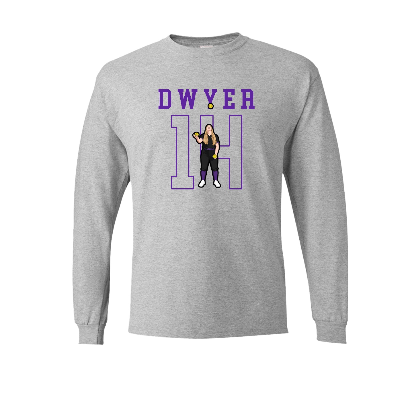 Long Sleeve Tee — Shirsey in Grey