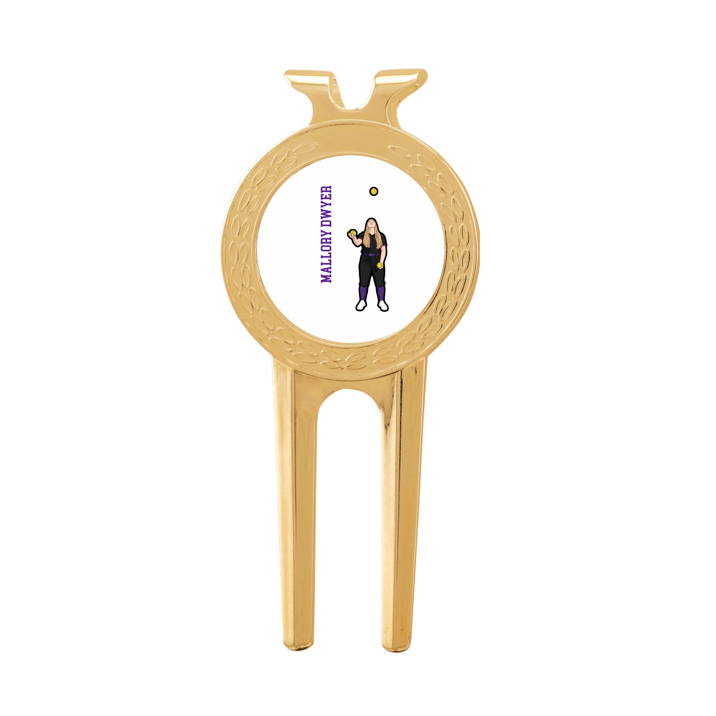 Divot Tool with Ball Marker — Name Vertical in Classic