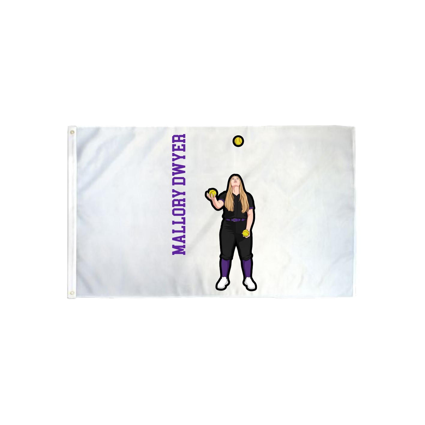 3x5 Flag — Name Vertical in Classic