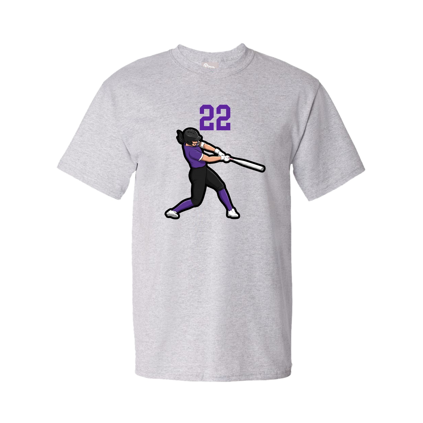 Tee — Number Top in Grey