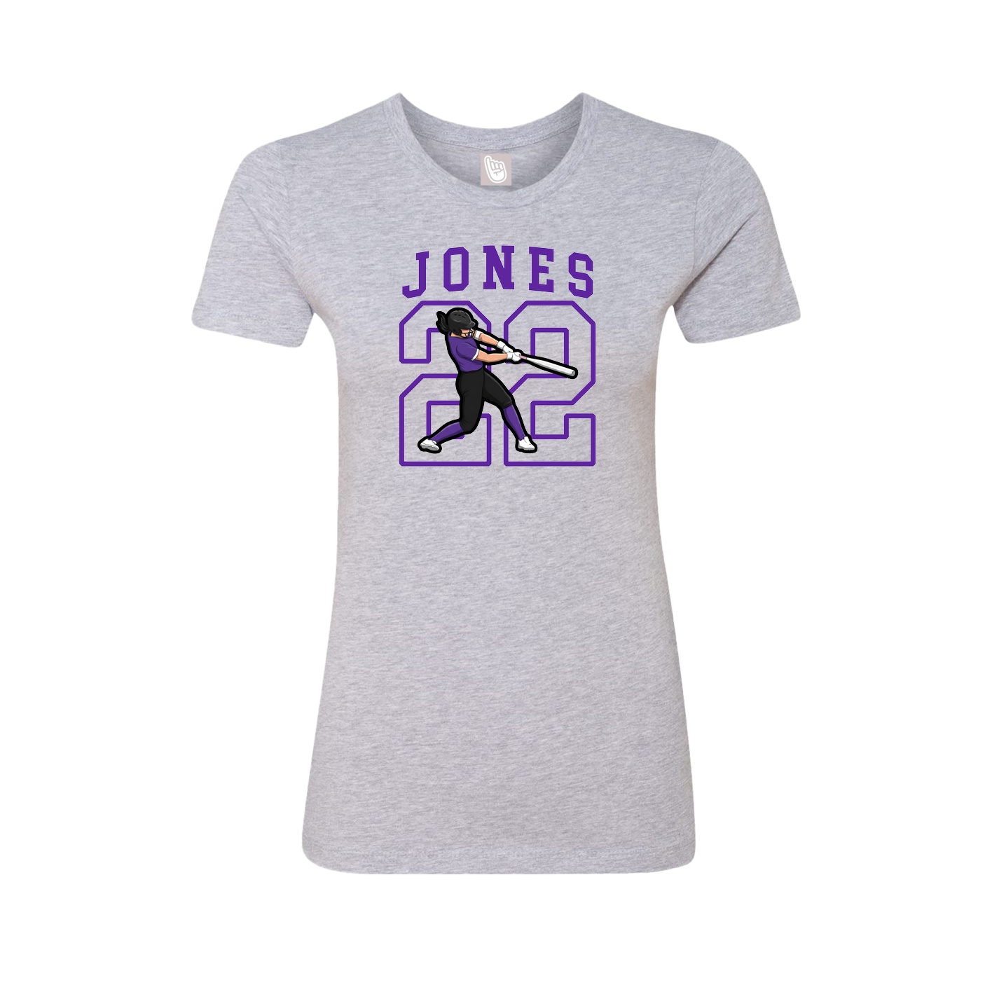 Fitted Women's Tee — Shirsey in Grey