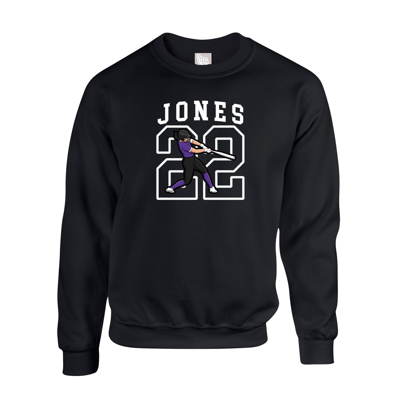 Fleece Crew — Shirsey in Black