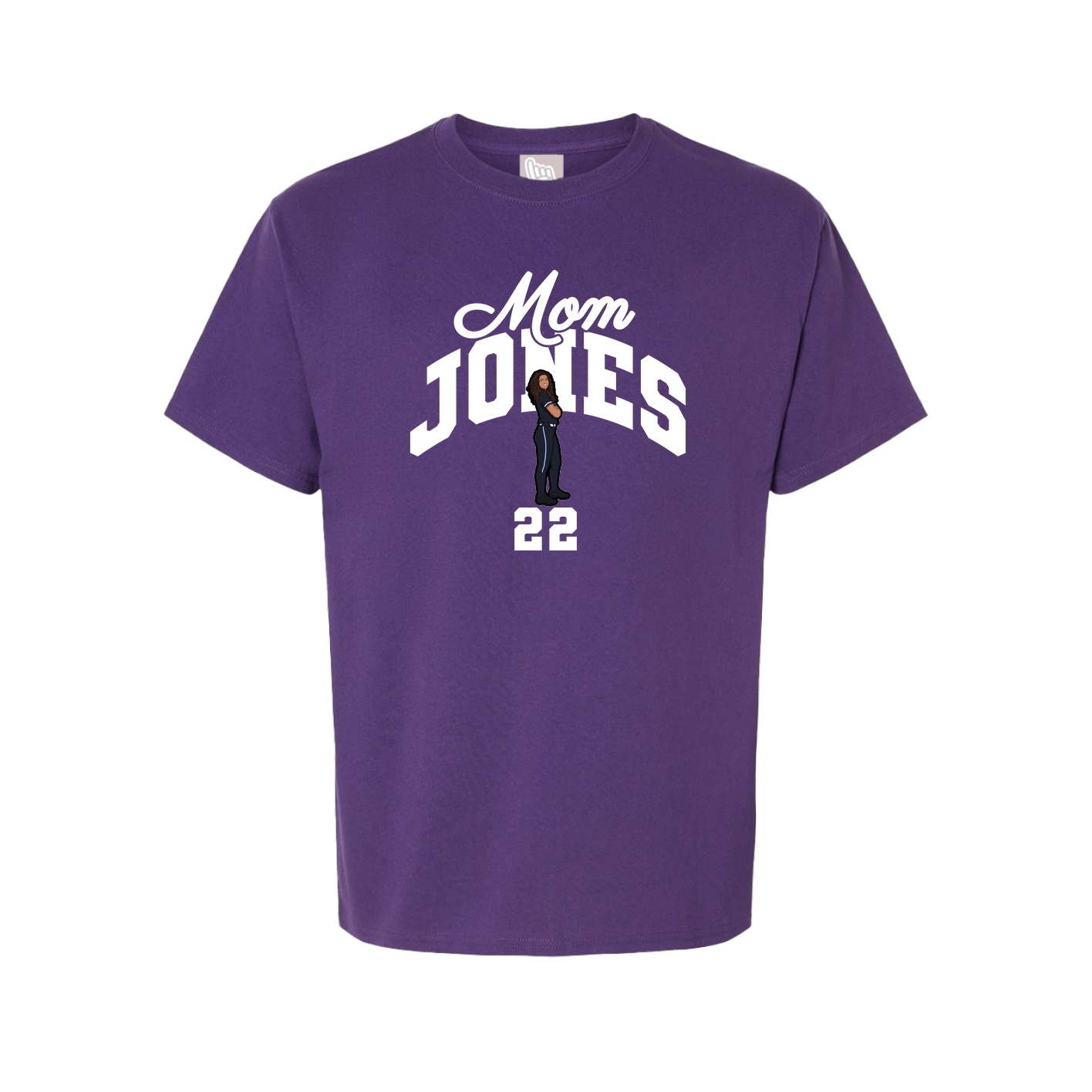 Youth Tee — Mothers Day Arch in Purple