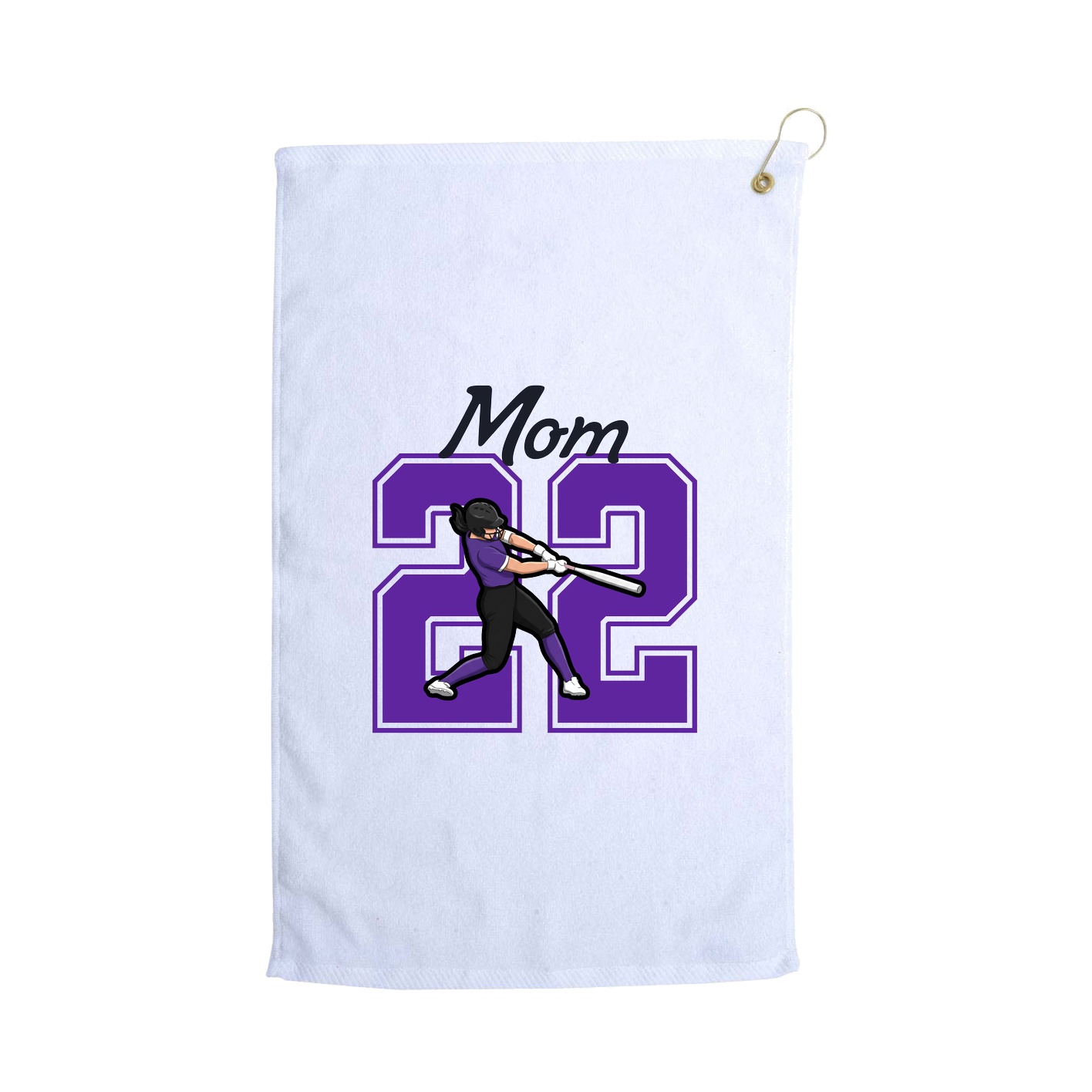 Golf Towel — Mothers Day Shirsey in White