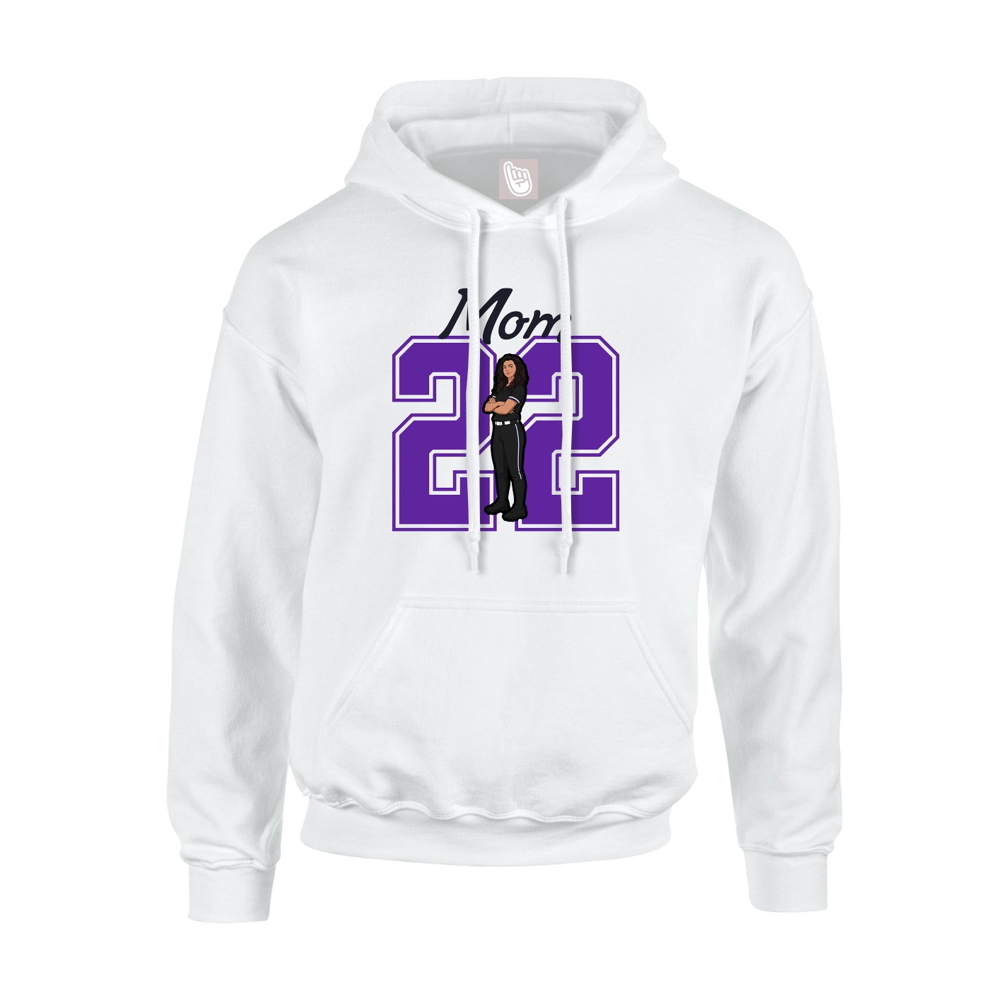 Youth Hoodie — Mothers Day Shirsey in White