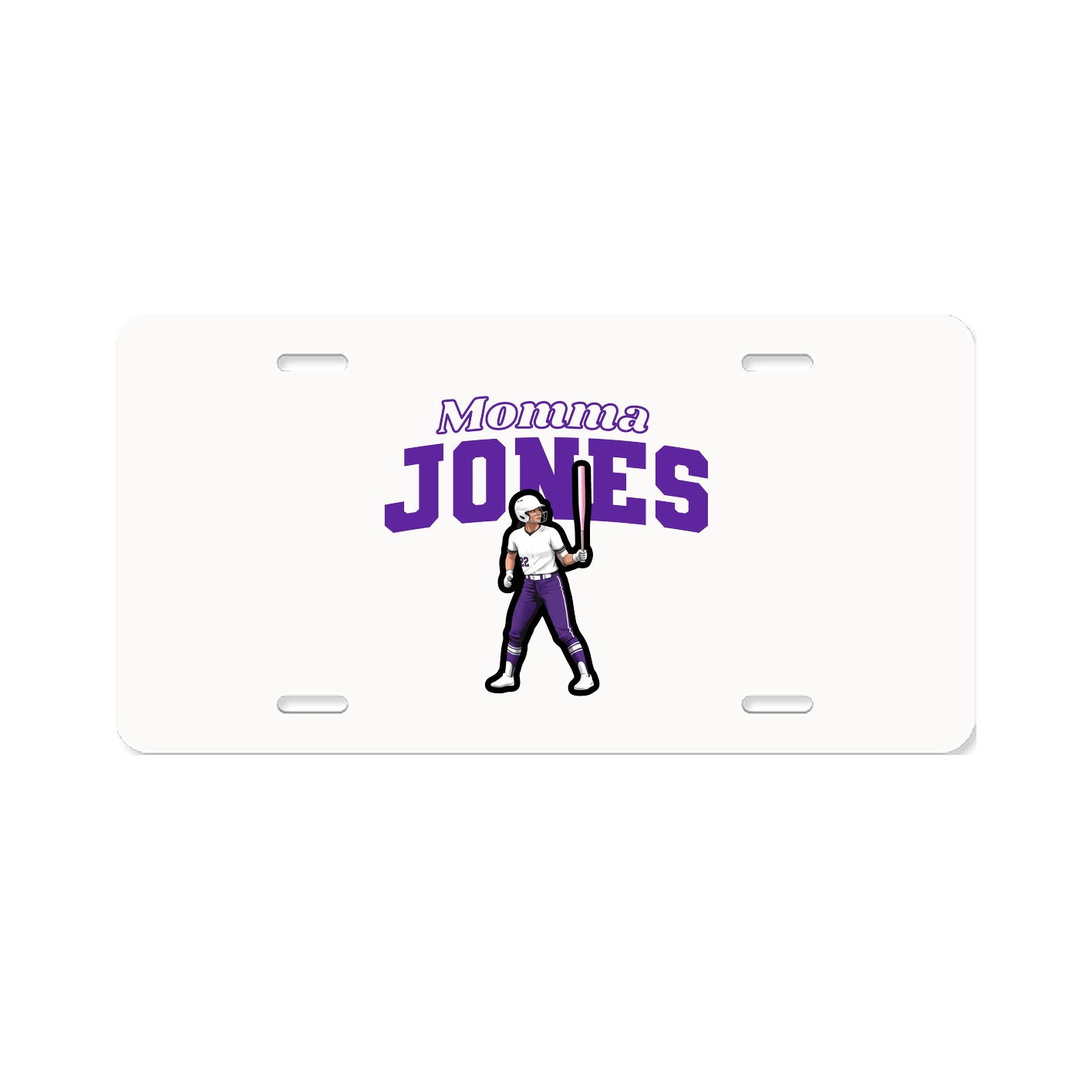 License Plate — Mothers Day Block in Classic