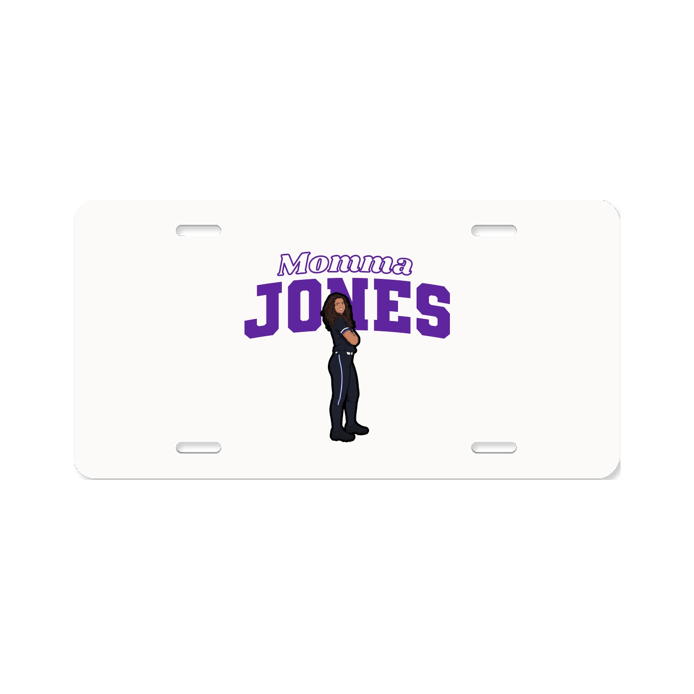 License Plate — Mothers Day Block in Classic