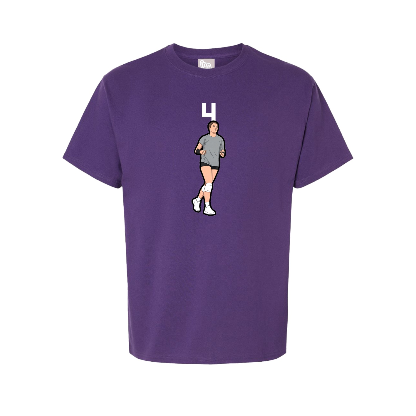 Tee — Number Top in Purple