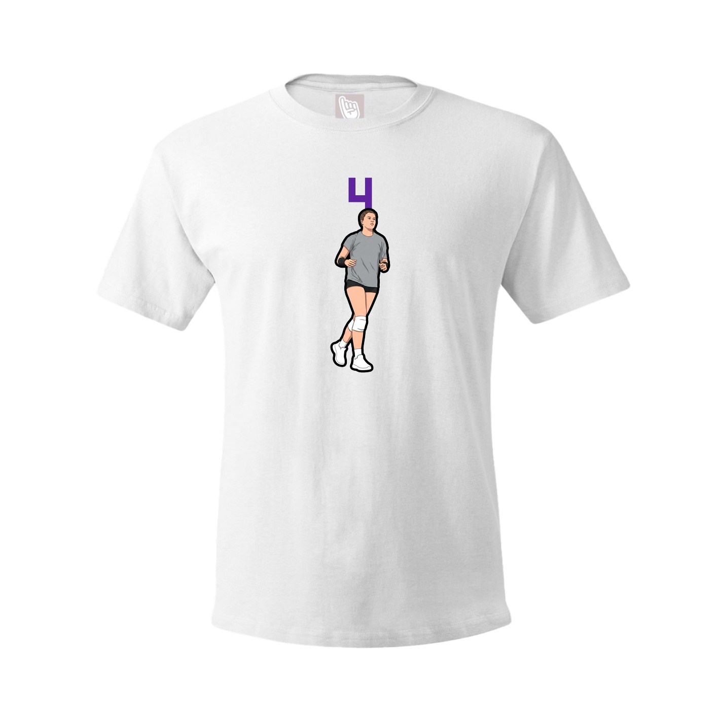Tee — Number Top in White