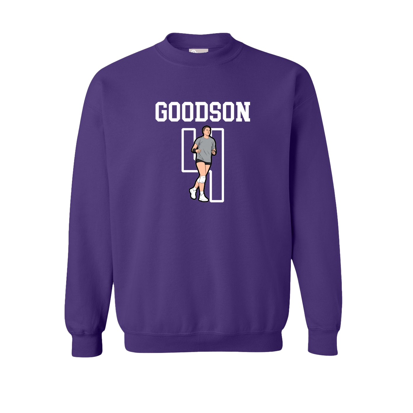 Fleece Crew — Shirsey in Purple