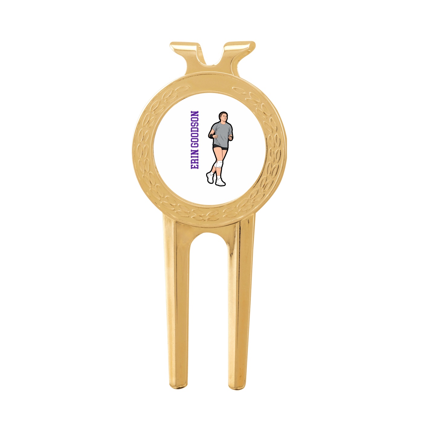 Divot Tool with Ball Marker — Name Vertical in Classic