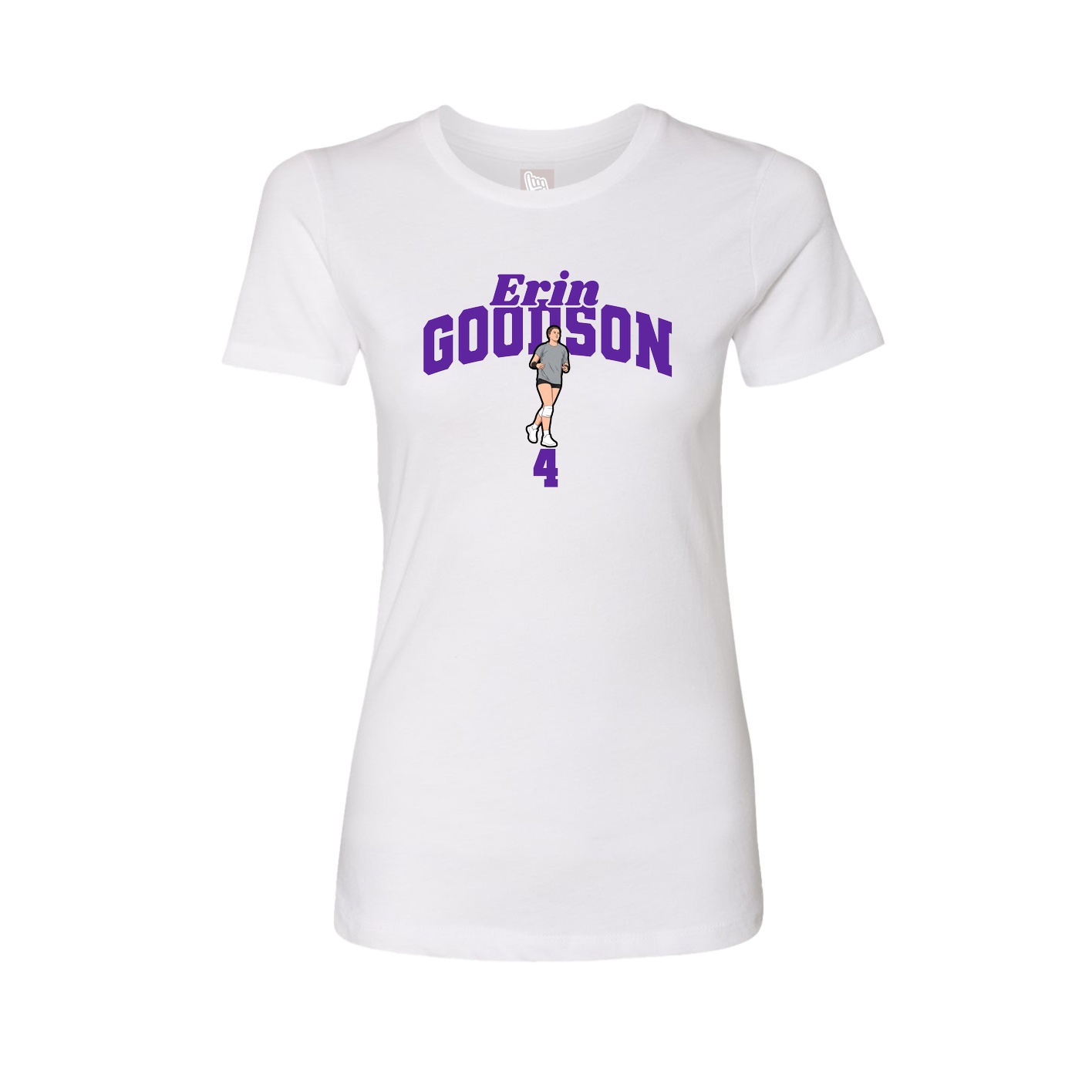 Womens Tee — Signature Arch in White