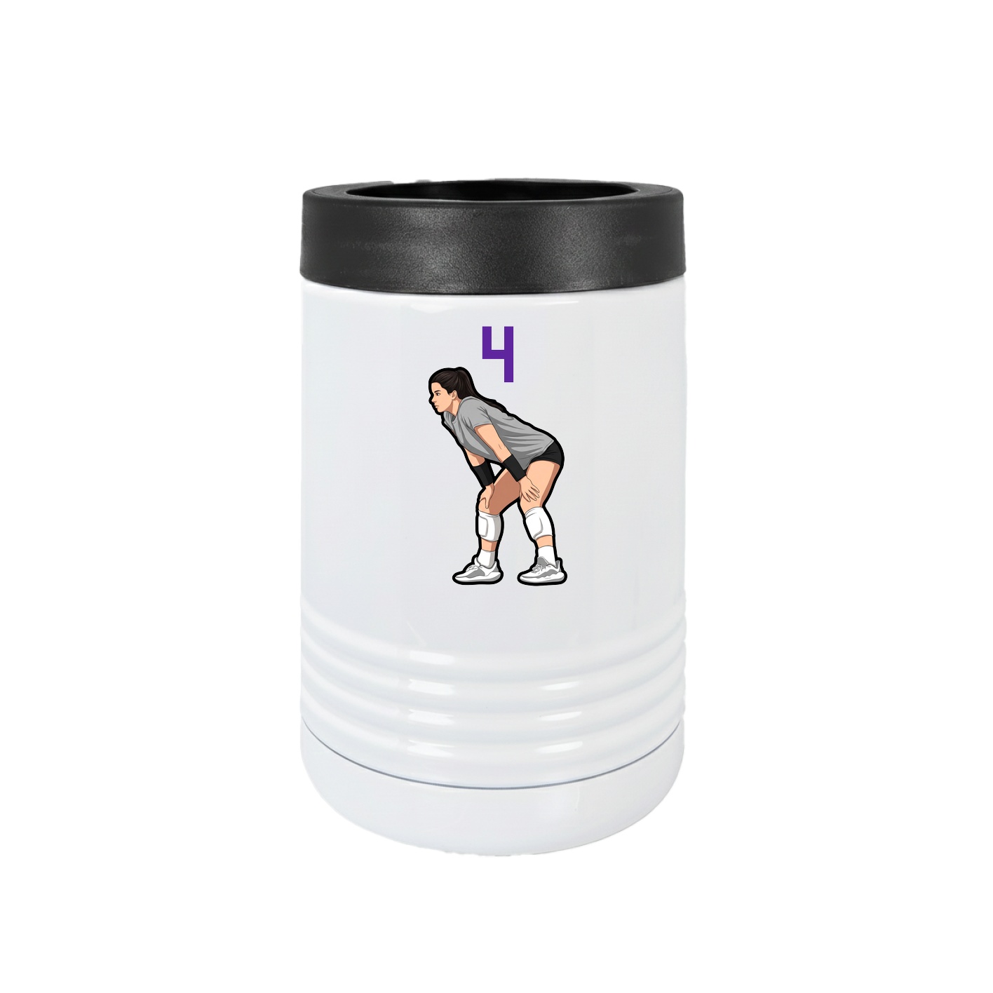 Beverage Holder — Number Top in White