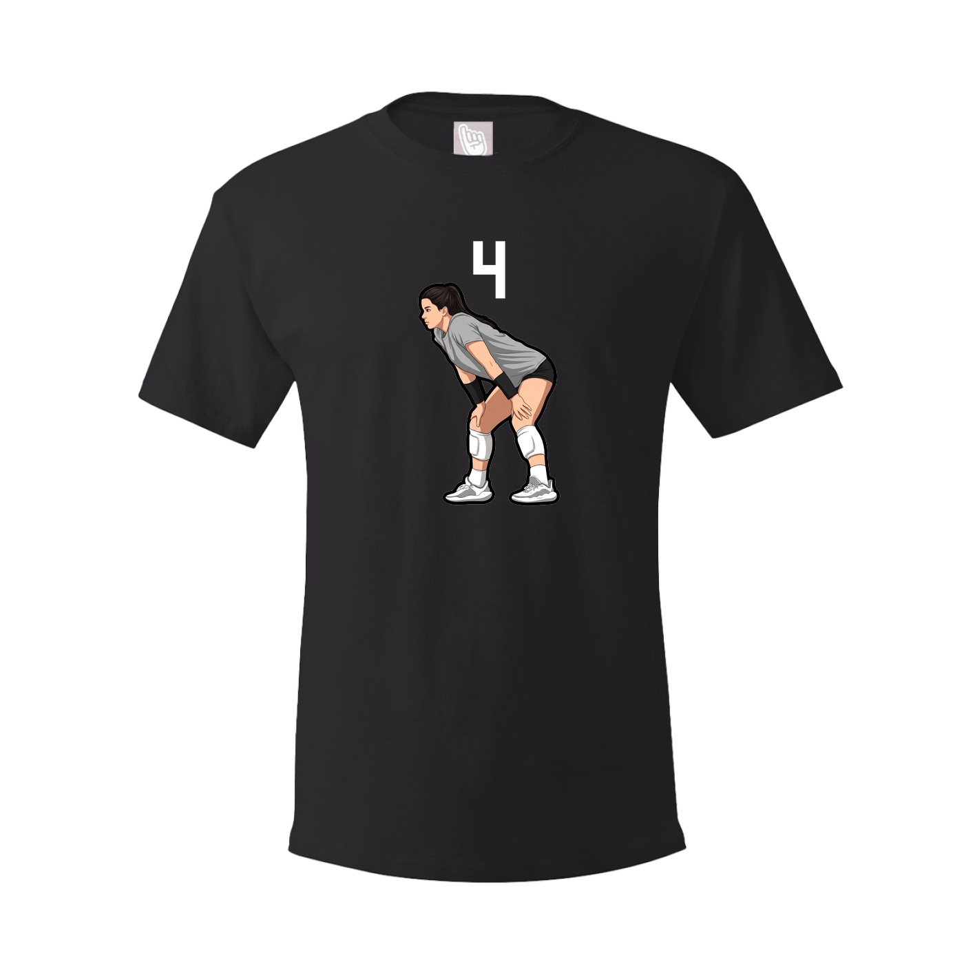 Tee — Number Top in Black