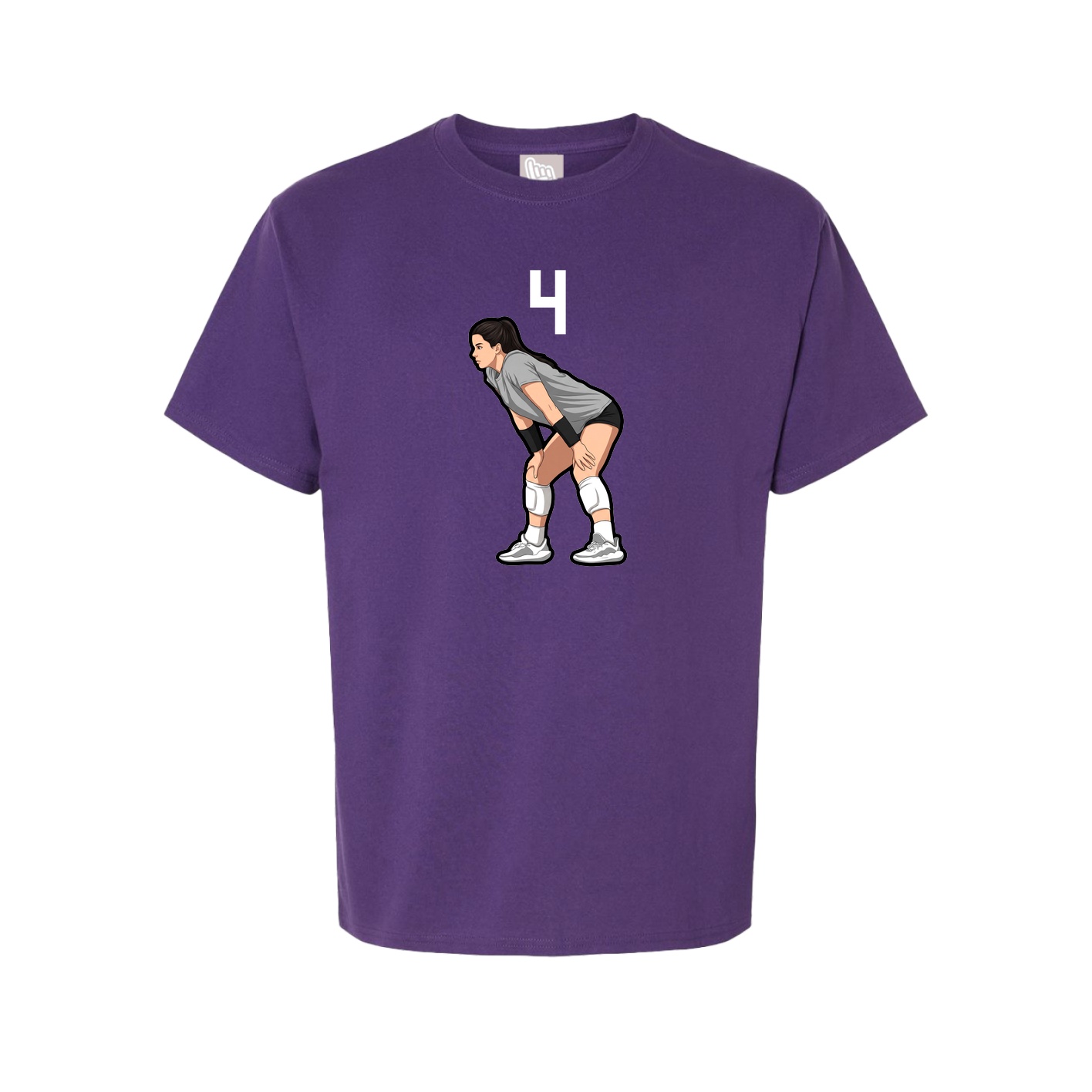Tee — Number Top in Purple