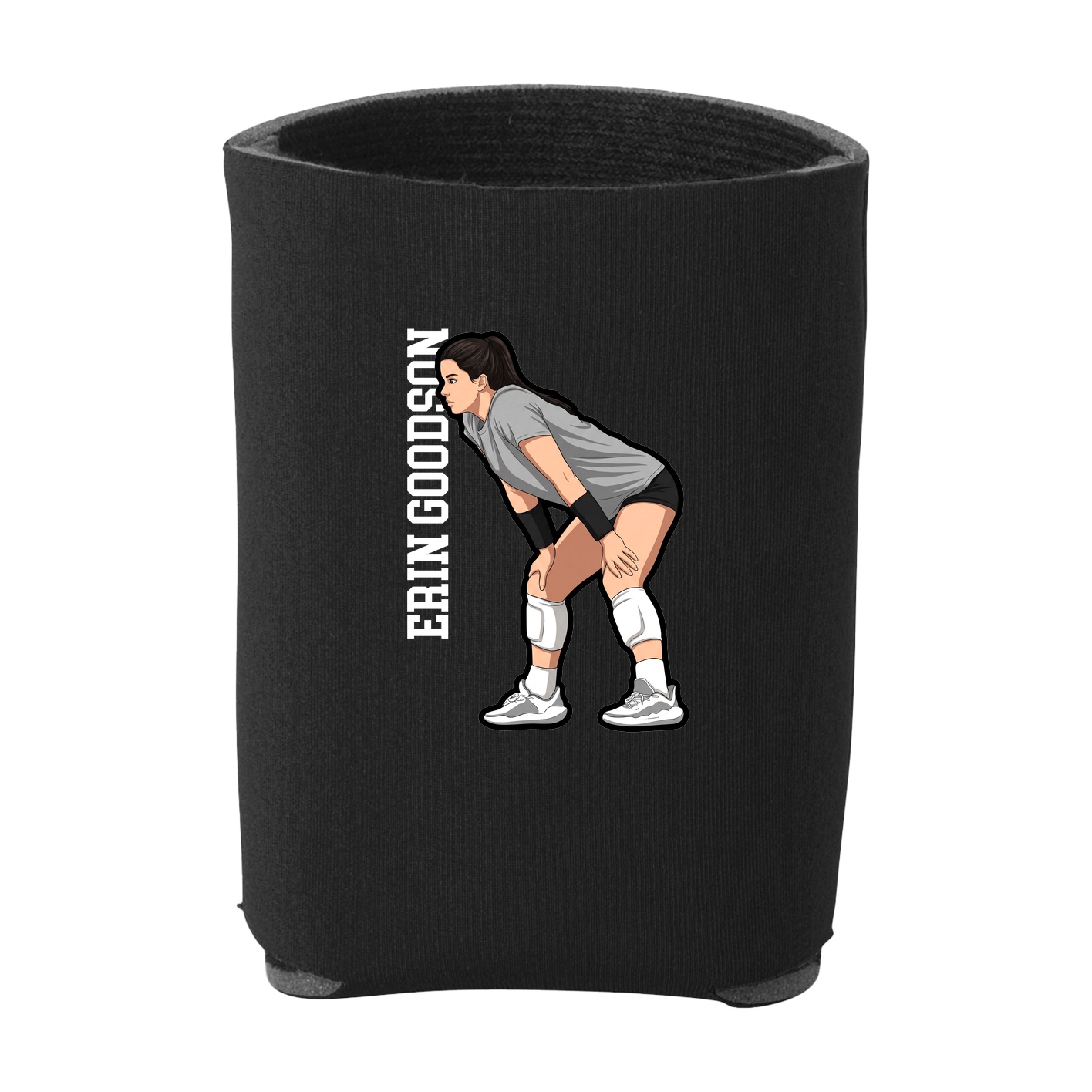 Can Holder — Name Vertical in Black